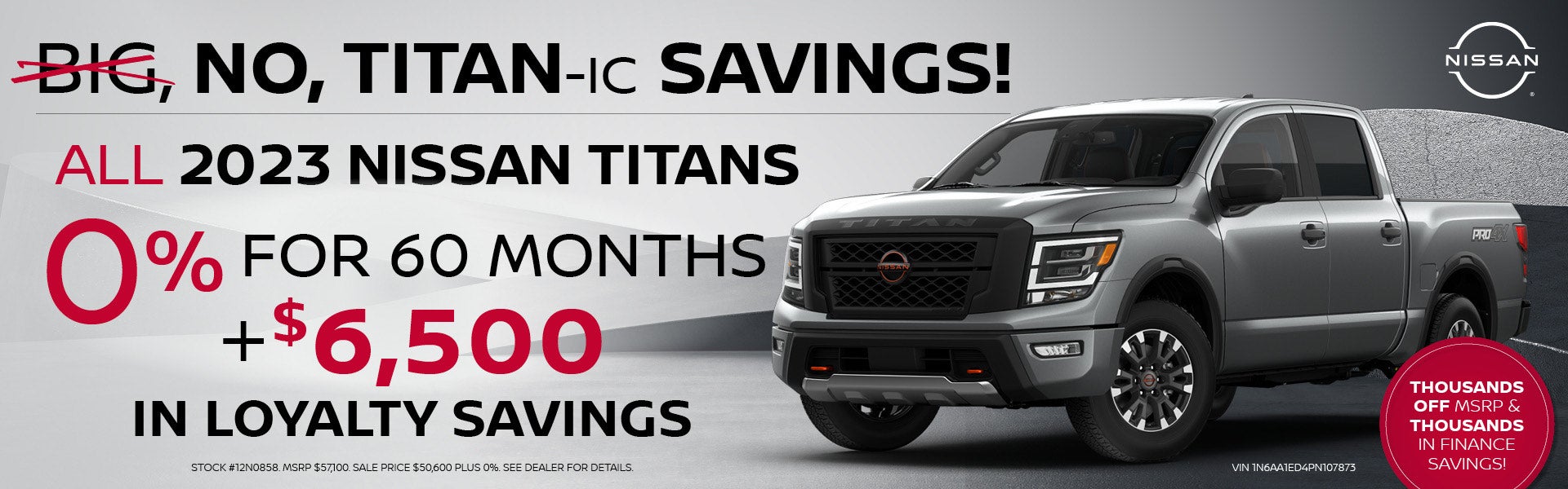 TITAN-ic Savings at Friendship Nissan!