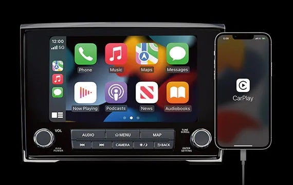 Stay connected with a standard 8" touch-screen display 2023 Nissan Titan | Friendship Nissan of Boone in Boone NC